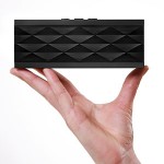 JAMBOX hand md 150x150 Jawbone Jambox, a nifty, portable, wireless speaker for your iPhone or other bluetooth device